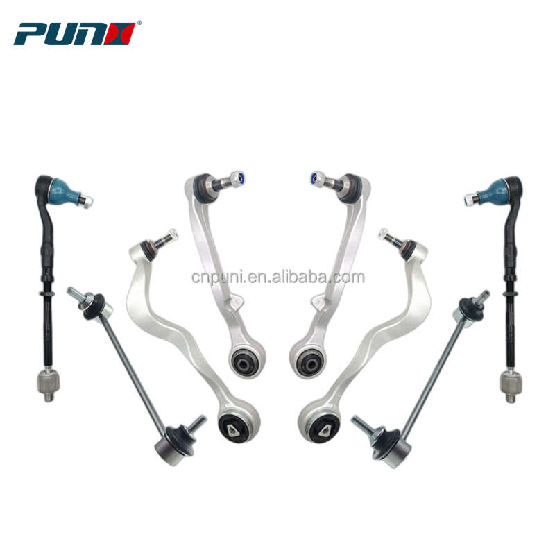 8pcs Suspension parts Front Lower Control Arms kit for BMW 5 E60 E65 31126760182 31126774826 31126768297