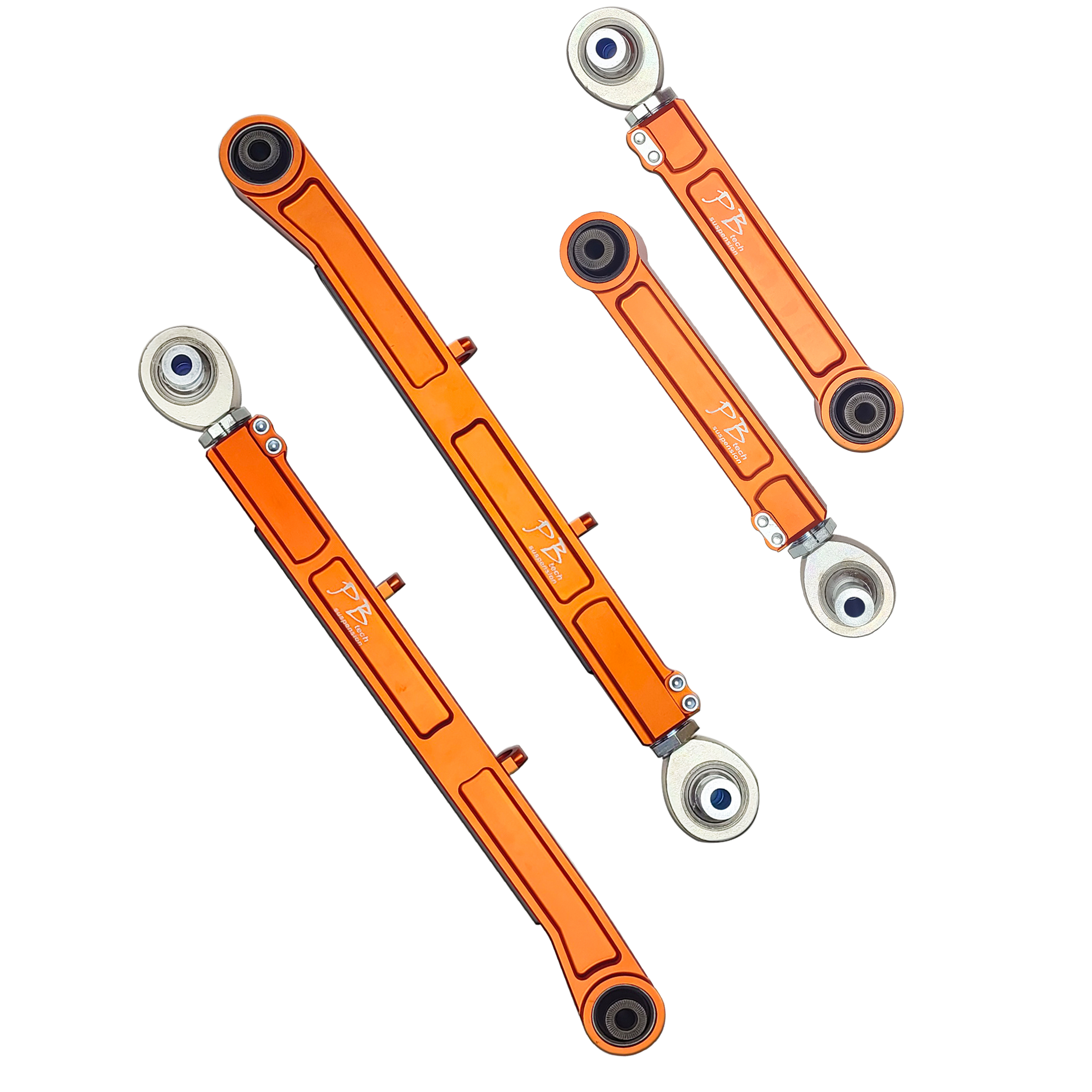 For 2021-UP Ford Bronco Billet Rear Lower & Upper Link Kit will Replace All 4 Rear Suspension Control Arm Links 4×4 Offroad