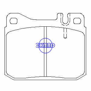 MERCEDES BENZ COUPE KOMBI 240D 280SE 300CD 350SDL 380 SEL 450SLC 560SEC Brake pad FMSI:7111-D145 7977-D1072 OEM:0014209920 FDB243 GDB264 WVA: 20341, FF243
