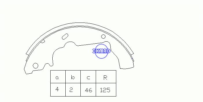CHEVROLETGMC TRUCK Equinox PONTIAC Aztek SATURN Red Line TOYOTA Sienna Drum Brake shoes FMSI:1500-S729 1500-S780 OEM:04495-08010, OK-BS312