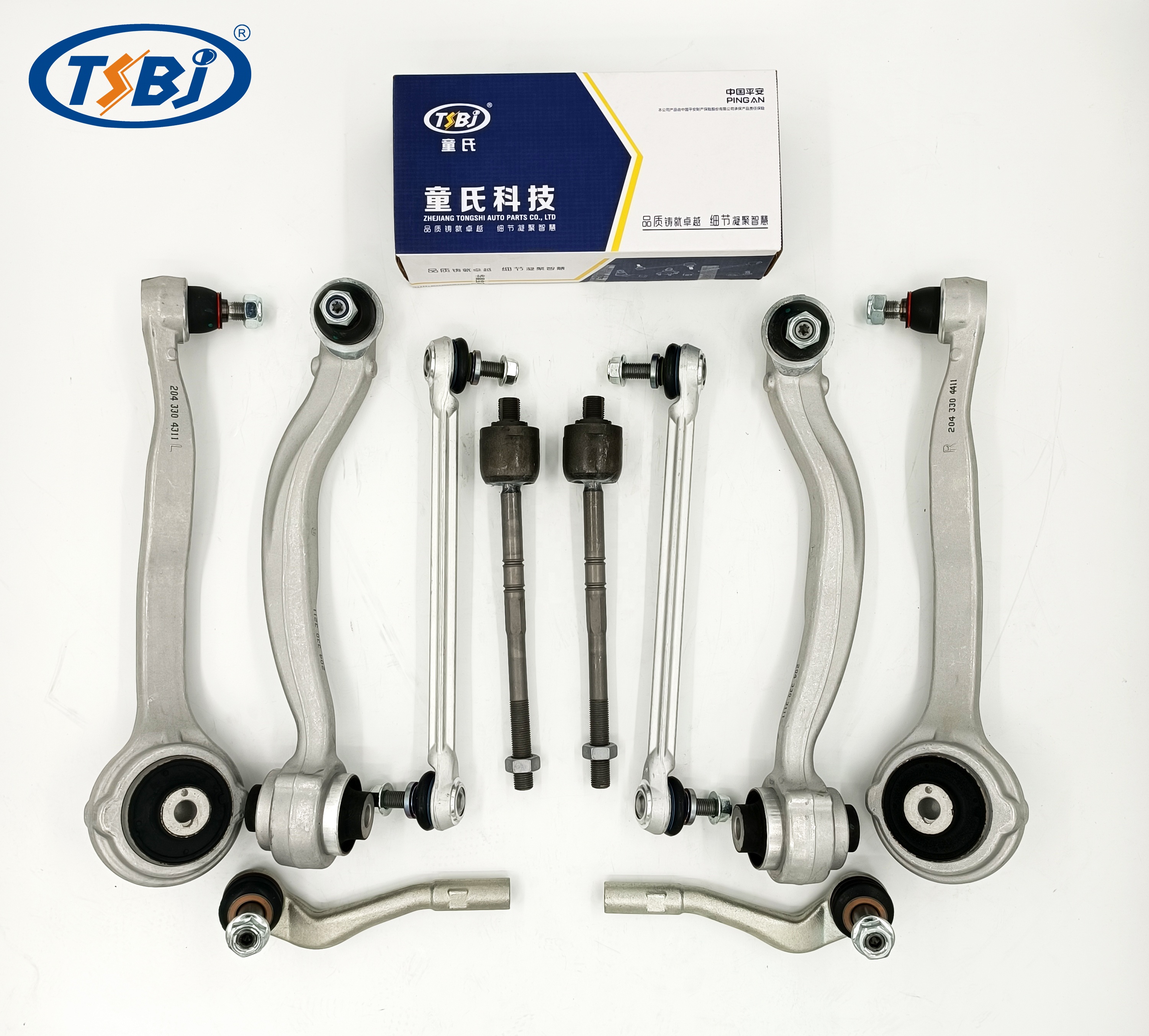 Factory wholesale hot sale full set of auto chassis parts like control arm for Mercedes-Benz C-CLASS (W204) OE 2033300211 204350