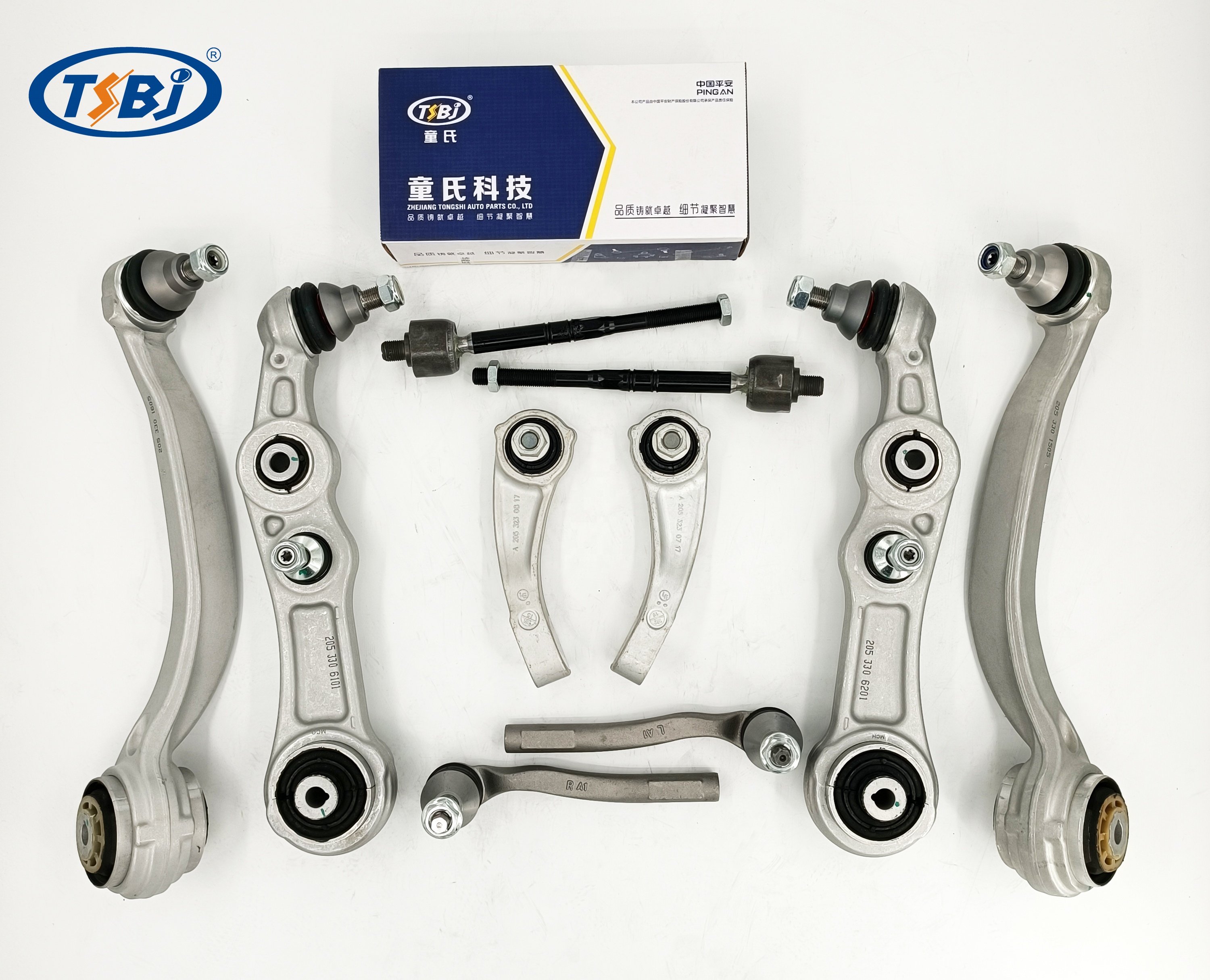 Factory wholesale hot sale full set of auto chassis parts like control arm for Mercedes-Benz C-CLASS (W205) OE 2053301805 205330