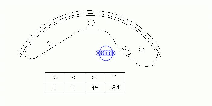 VW Beetle Karmann Ghia Super Beetle Drum Brake shoes FMSI:8078-S392 OEM:113609237G BS199, OK-BS365