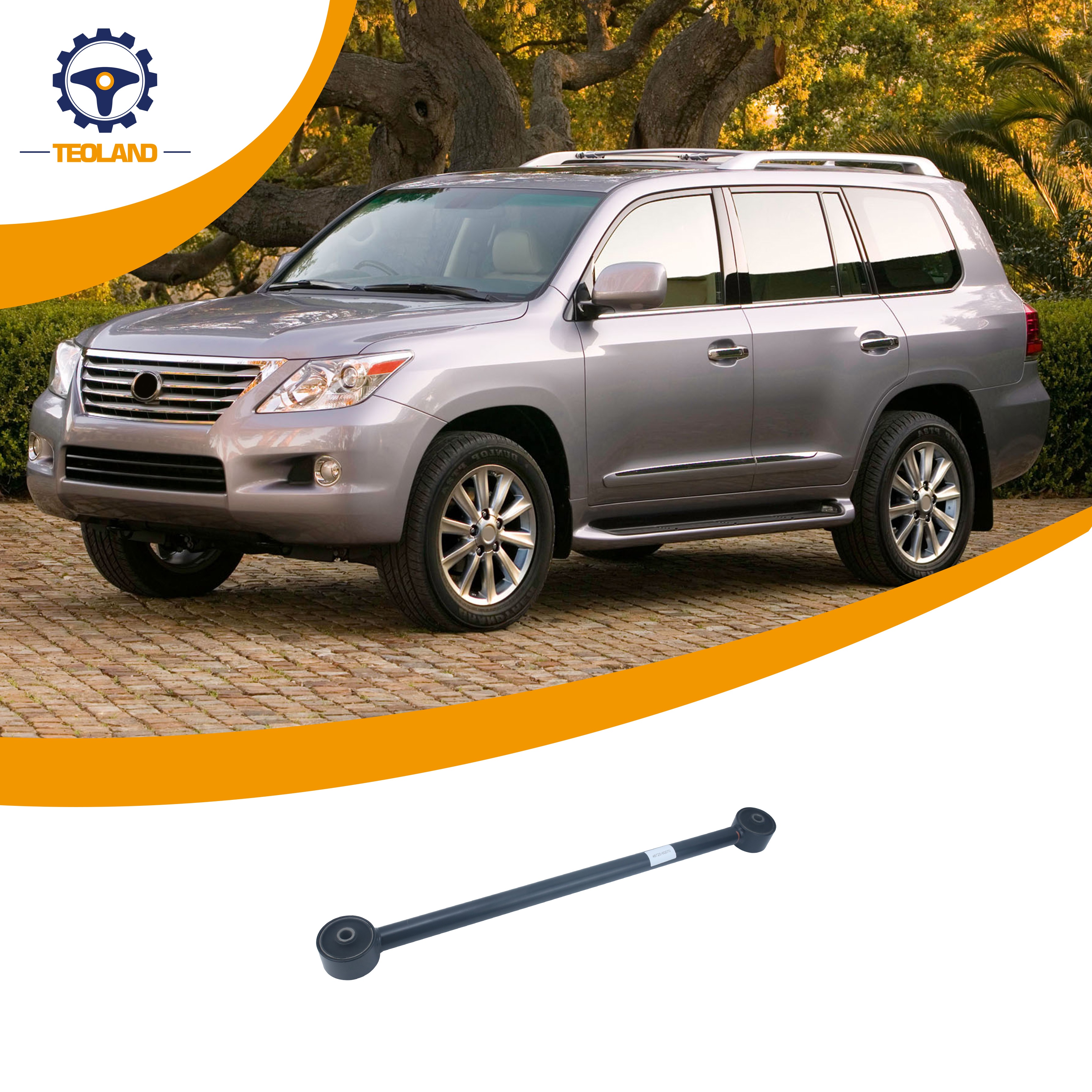 4872060070 High Quality Rear Axle Rod Lower Control link for Toyota land cruiser GRJ200 URJ200 48720-60070 Control Arm Assembly