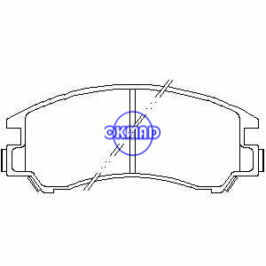 SUBARU LEONE Mk I Hatchback XT6 DL GL-10 Loyale RX Brake pad FMSI:7213-D311 OEM:25191-GA130 FDB489 TRW:GDB380 WVA:20112 20113, F311