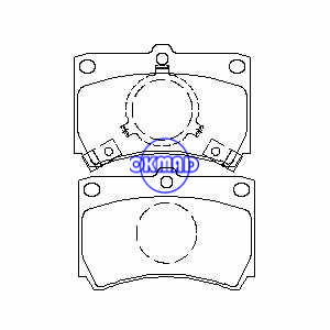 MAZDA 323 III Hatchback Station Wagon MERCURY Capri Tracer Brake pad FMSI:7219-D319 OEM:BG35-49-28ZA FDB993 TRW:GDB374 WVA:20039 20041 21277 21281, F319