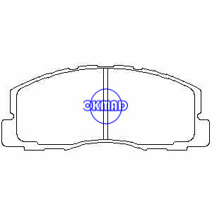 DODGE Colt EAGLE Summit MITSUBISHI Cordia Galant Mirage Lancer Space Wagon PLYMOUTH Laser Brake pad FMSI:7175-D328 7175-D271 OEM:MB277192 FDB368 TRW:GDB355 WVA:20955, F328