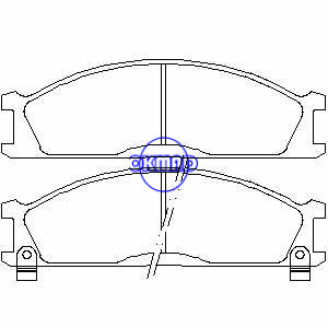 NISSAN D21 Frontier Pathfinder Pickup Terrano II VAN URVAN Box BUS Brake pad FMSI:7433-D1144 7228-D333 OEM:41000-10G08 FDB641 TRW:GDB1017 GDB766 WVA:21347 21348 21349, F333