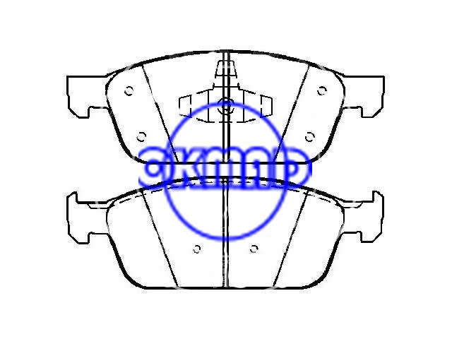 FORD TRUCK Brake pad FMSI:8873-D1645 OEM: CV6Z-2001-B, F1645