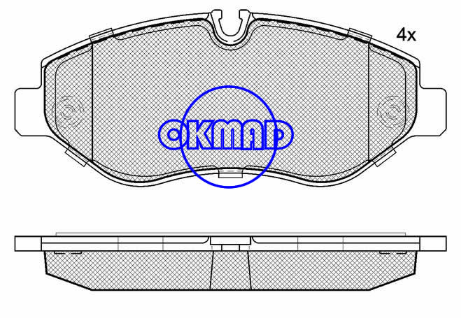 MERCEDES BENZ SPRINTER 3.5-t,4.6-t,5-t, Vito, VW CRAFTER,DODGE TRUCK Sprinter,FREIGHTLINER Sprinter brake pad FMSI:8430-D1316 OEM: 004 420 83 20 WVA:29192,F1316