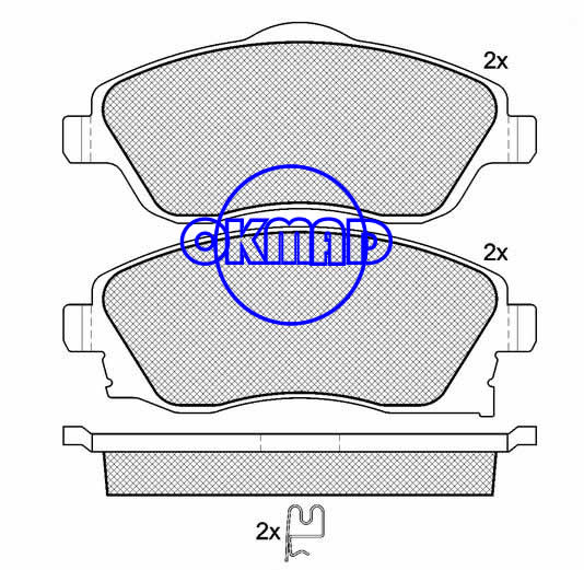 OPEL Corsa COMBO MERIVA TIGRA VAUXHALL COMBO CORSA CORSAVAN brake pad FMSI:8290-D1176 OEM:16 05 974 FDB1424 TRW:GDB1411GDB1570 WVA:23225,F1176