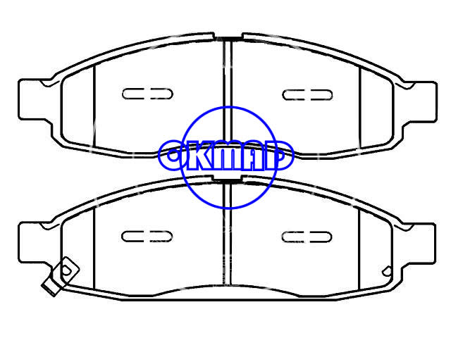 INFINITI QX56 NISSAN Armada NISSAN Titan brake pad FMSI:8300-D1183 OEM:41060-ZC025,F1183