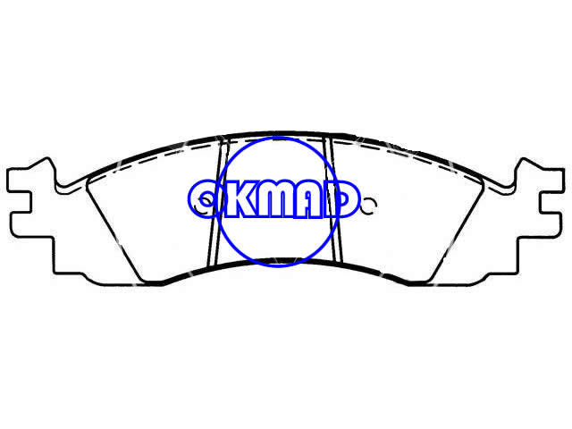 FORD TRUCK Explorer Sport Trac USA EXPLORER MERCURY Mountaineer brake pad FMSI:8268-D1158 OEM:6L2Z-2001-A,F1158