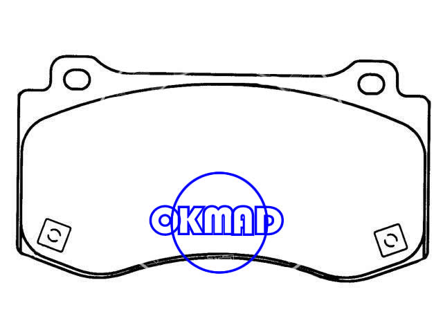 CHRYSLER 300 DODGE Challenger Charger JEEP Grand Cherokee III brake pad FMSI:8259-D11498415-D1149 OEM:05174311AB WVA24075,F1149
