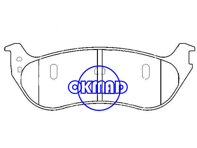 FORD TRUCK Explorer Sport Trac MERCURY Mountaineer Brake pad FMSI:8214-D1109 OEM:5L2Z-2200-AA,F1109
