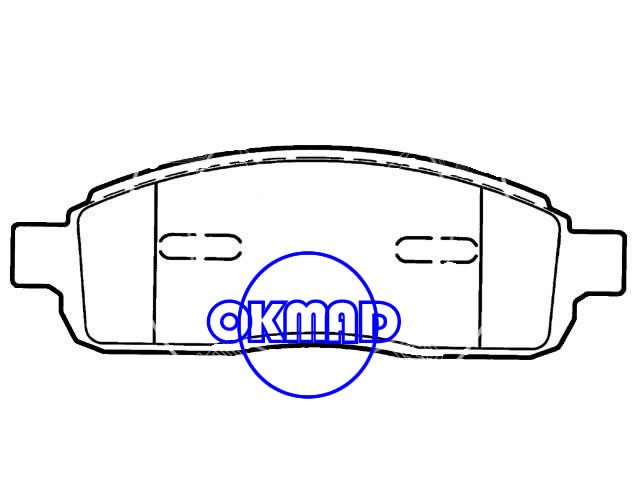 FORD TRUCK F-150 LINCOLN Mark LT Brake pad FMSI:7915-D10837915-D1011 OEM:4L3Z-2001-AB,F1083