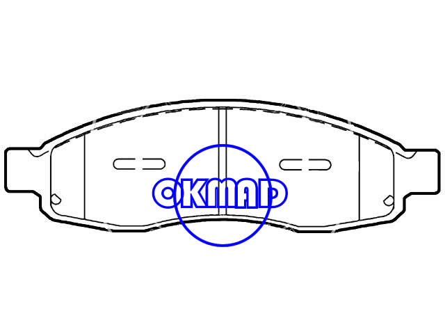 NISSAN ARMADA Pathfinder Armada Titan INFINITI QX56 Brake pad FMSI:7918-D10637918-D1015 OEM:41080-75025 WVA:24106,F1063