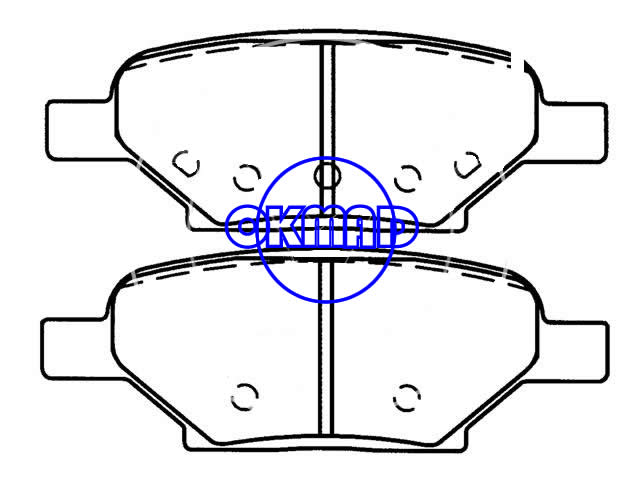 CHEVROLET Cobalt Sport Malibu Maxx Brake pad FMSI:7937-D10338286-D1033 OEM:10365723