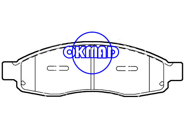 NISSAN Pathfinder Armada Titan INFINITI QX56 Brake pad FMSI:7918-D1015 7918-D1063 OEM:41080-75025 WVA:24106