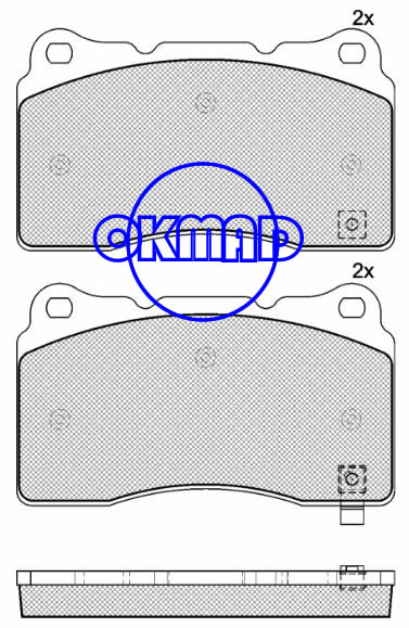 CADILLAC ATS CTS STS XTS MITSUBISHI Lancer Evolution PONTIAC G8 SUBARU Impreza BUICK Regal GS Brake pad FMSI:7902-D1001 7942-D1001 7953-D1050 9065-D1836 OEM:89047725 WVA:23092 23325 FDB1968 TRW:GDB334