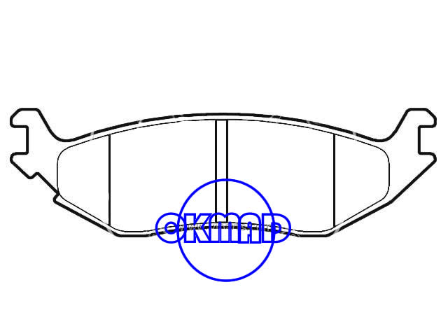 CHRYSLER Aspen DODGE TRUCK Durango Ram Brake pad FMSI:7869-D967 7967-D967 OEM:5080563AB, F967