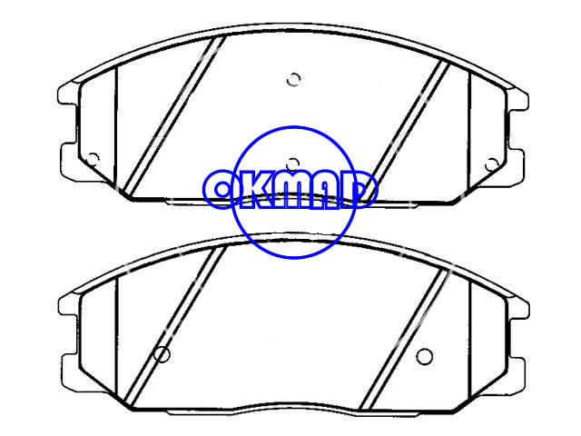 KIA Sorento Brake pad FMSI:7854-D955 OEM:58101-3EU00 WVA:24068, F955