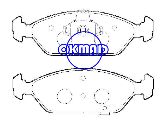 KIA Sephia 1994-1999 Spectra 2000 Brake pad FMSI:7826-D925 OEM:OK2AZ-33-23Z, F925