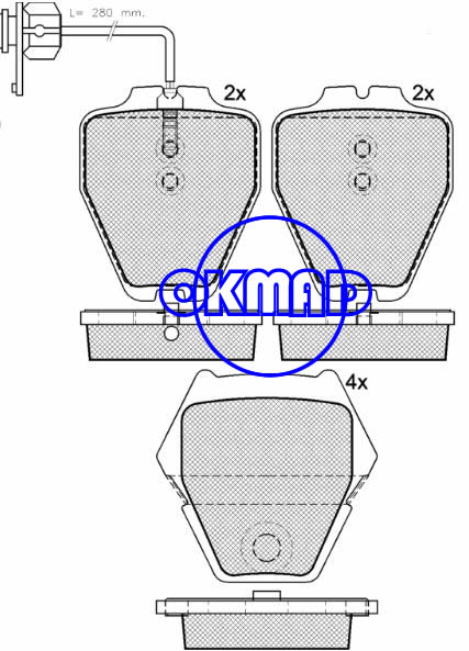 VOLKSWAGEN Passat AUDI A4 A6 A8 Allroad Quattro S4 S6 Brake pad FMSI:7725-D912 OEM:3D0698151B FDB1709 TRW:GDB1381 GDB1505 WVA23118 23119 23280 23830, F912