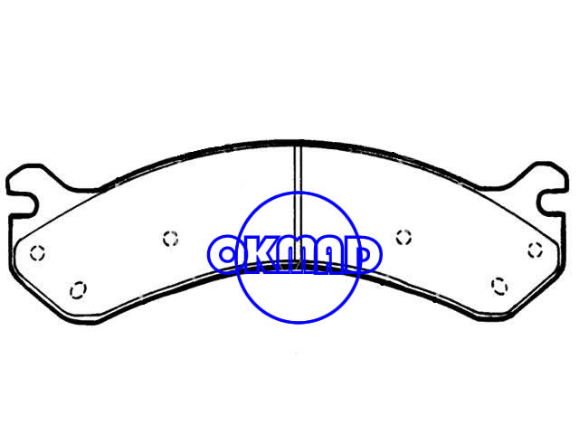 CHEVROLET TRUCK Silverado 3500 GMC TRUCK Sierra 3500 Brake pad FMSI:7788-D909 OEM:18044346, F909