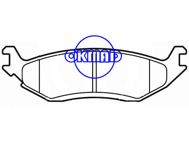 DODGE TRUCK Ram 1500 Brake pad FMSI:7775-D898 OEM:5080563AA, F898