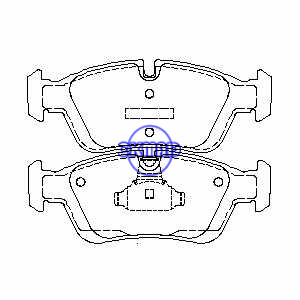 BMW 3 Z3 Z4 318ti 323Ci 323ic 325Ci 325xi 328ic 328is Brake pad FMSI:7649-D781 7847-D781 OEM:34116761244 FDB1300 TRW:GDB1348 WVA:21912 21913 21914 21924 21925 21926 23286 23287 23288, F781