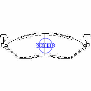 FORD TRUCK E-550 F-450 F53 F59 Brake pad FMSI:7644-D777 OEM:F81Z-2001-AA, F777