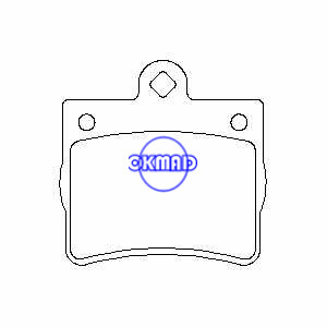 MERCEDES BENZ C-CLASS W202 W203 C230 Brake pad FMSI:7608-D739 OEM:0024205120 FDB1310 TRW:GDB1283 WVA:21900, F739