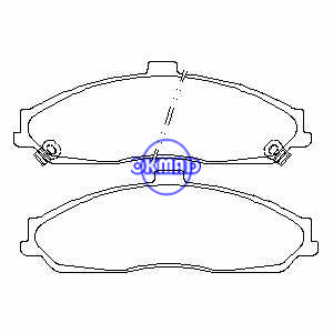 PONTIAC GTO CADILLAC XLR CHEVROLET CORVETTE BAER 6 Piston Brake pad FMSI:8230-D731 7599-D731 OEM:92175204 12530681 TRW:GDB4108 WVA:24194, F731