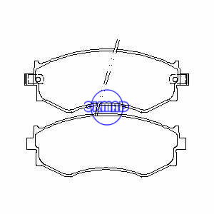 INFINITI G20 NISSAN 200SX 240SX Axxess Sentra Stanza Brake pad FMSI:7342-D469 7342-D462 OEM:41060-32R90 FDB692 TRW:GDB765 WVA:21526, F462