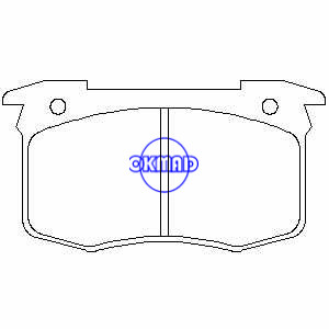 RENAULT Fuego R18i Brake pad FMSI:7123-D201 OEM:7701201499, F201