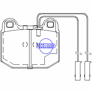 OPEL SPEEDSTER VAUXHALL VX220 LOTUS Elise Exige Brake pad FMSI:8275-D109 OEM:A117J0084S FDB1282 TRW:GDB1493 WVA:20323, F109A