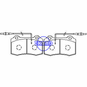 PEUGEOT 406 (Latin America) Coupe (8C) Brake pad FMSI:8678-D592 OEM:4251.82 FDB1379 TRW:GDB1359 WVA:23753 23754 23755 23771, F592B
