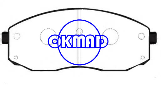 KIA Brake pad OEM:58101-4EB00 SANGSIN SP1176, SP1176