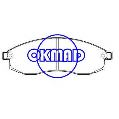 NISSAN MAXIMA Station Wagon MITSUBISHI COLTRODEO Brake pad OEM:MR527550 FDB1646 GDB3124 GDB3327 WVA:23086 23316 23317, FF1646