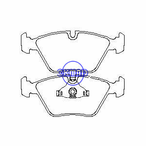 BMW 3 5 7 Z3 Coupe Convertible Saloon Estate HARTGE Brake pad FMSI:7284-D394 OEM: 34111153910 FDB779 TRW:GDB916 WVA:20968, F394-7284