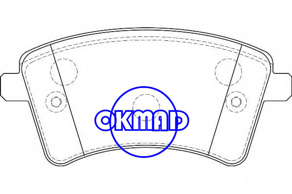 MERCEDES BENZ CITAN RENAULT KANGOO Brake pad OEM:410601334R 7701209864 FDB4185 FDB4256 GDB1785 WVA:24693, FF4185