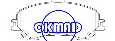 NISSAN Rogue 2 Row Seating Brake pad FMSI:8449-D1737 OEM:D1060-4BA0A, F1737