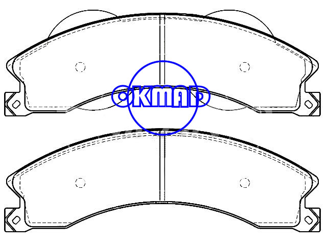 CHEVROLET GMC TRUCK C2500 C3500 Express K2500 K2300 Silverado Savana Sierra Brake pad FMSI:8523-D1411 OEM:20850250, F1411