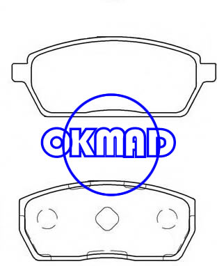 SUZUKI SUPER CARRY Bus Brake pad OEM:55200-62874 GDB3234 MKD9017 WVA:23303 23304 AN-305K, FG3234