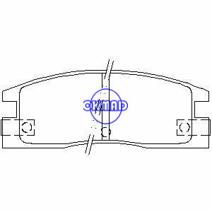 ISUZU Amigo Pickup Trooper Brake pad FMSI:7328-D448 7328-D398 7287-D398 OEM:8-94364-367-0, F398