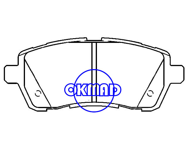 FORD Fiesta DAIHATSU MAZDA 2 SUBARU JUSTY SUZUKI SWIFT Brake pad FMSI:8653-D1454 8738-D1454 OEM:AE8Z-2001-A 04465-B1120 FDB4110 FDB4179 GDB3437 WVA:24283 24284 24285 24675 24676 24677, F1454