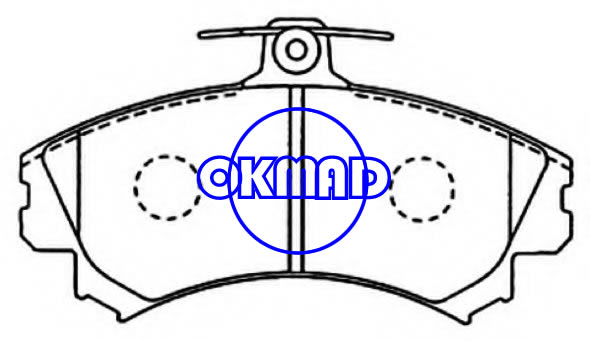 MITSUBISHI CARISMA SPACE STAR VOLVO S40 V40 Brake pad FMSI:8694-D1494 OEM:MR235557 MR249241 FDB1738 FDB1093 GDB1317 GDB1198 GDB1584 WVA:21796 21920, F1494