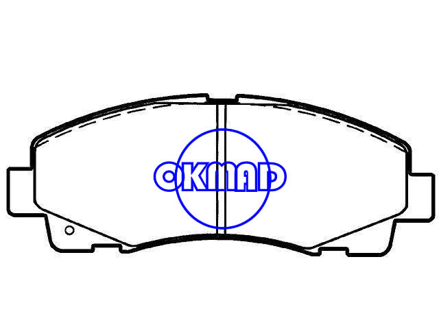 HONDA Ridgeline ACURA TL Brake pad FMSI:8208-D1102 OEM:45022-SJP-A00 WVA:25297, F1102