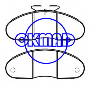 RENAULT MASTER I Box Bus Brake pad OEM:5000295329 FVR791 FVR792 GDB1069 WVA:20982 20983 20984 20985 29706 29984 29985, FF792